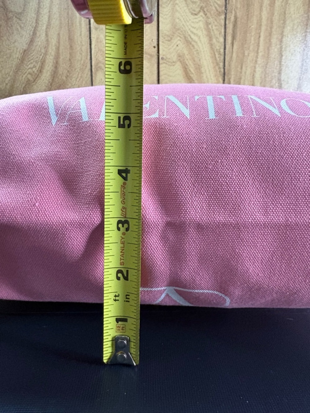 Valentino Garavani Pink Canvas Tote Bag Large Logo Shopper Reusable Luxury NWOT - Picture 10 of 11